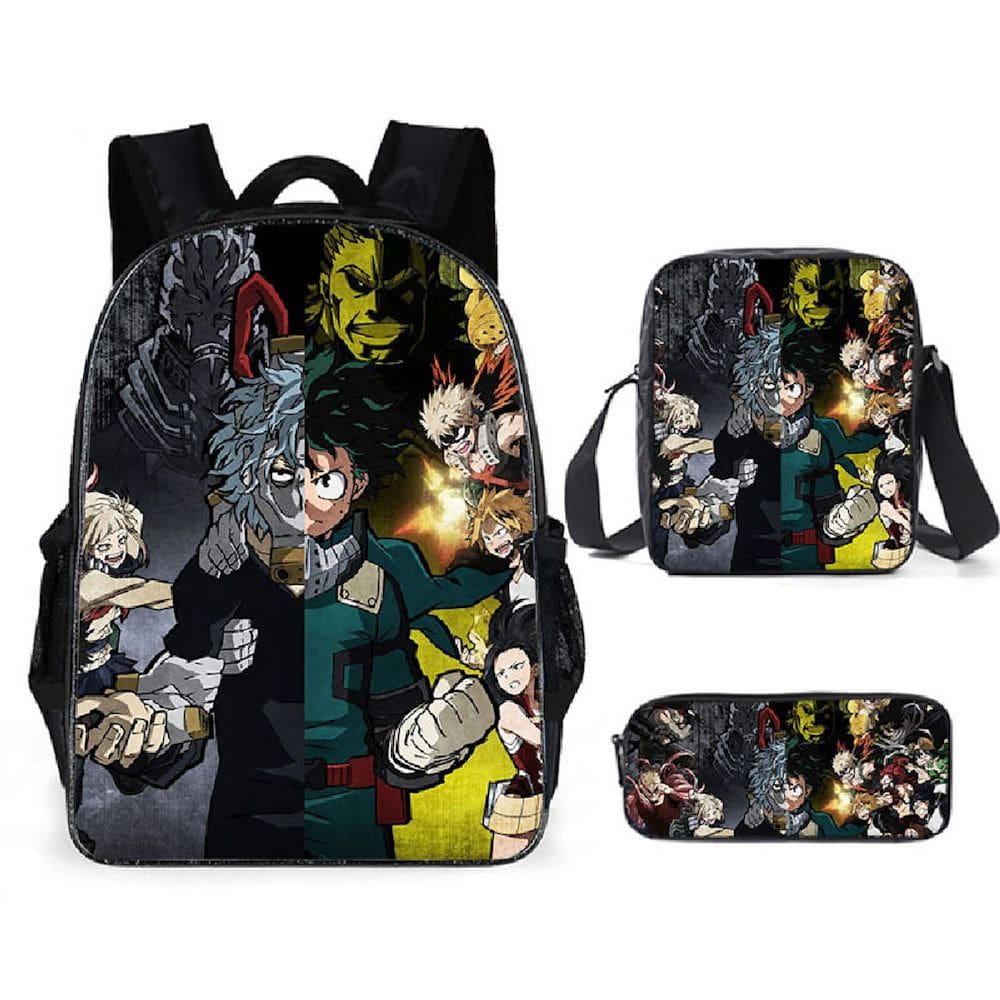 Conjunto de mochilas Oxford Anime School Mys Heros Academias Sa