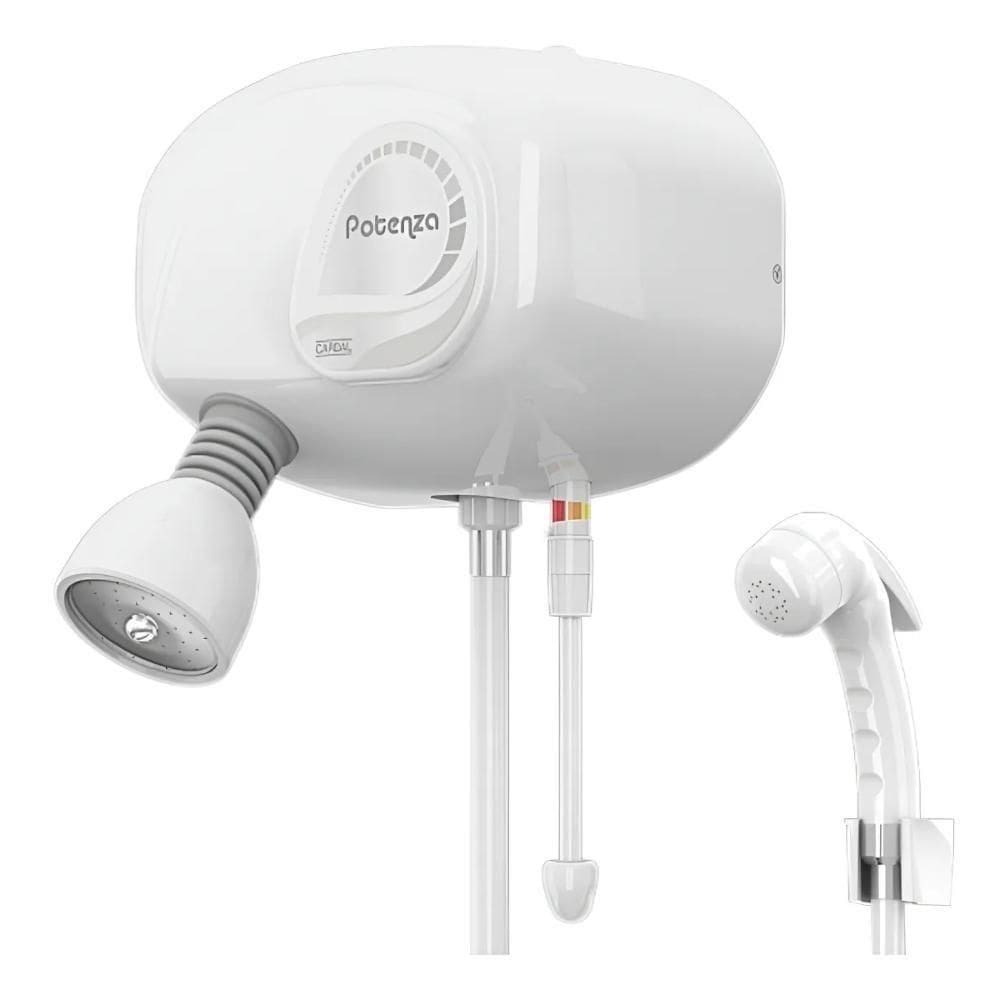 Ducha Potenza Eletrônica Com Pressurizador Branco - Cardal Voltagem:220V