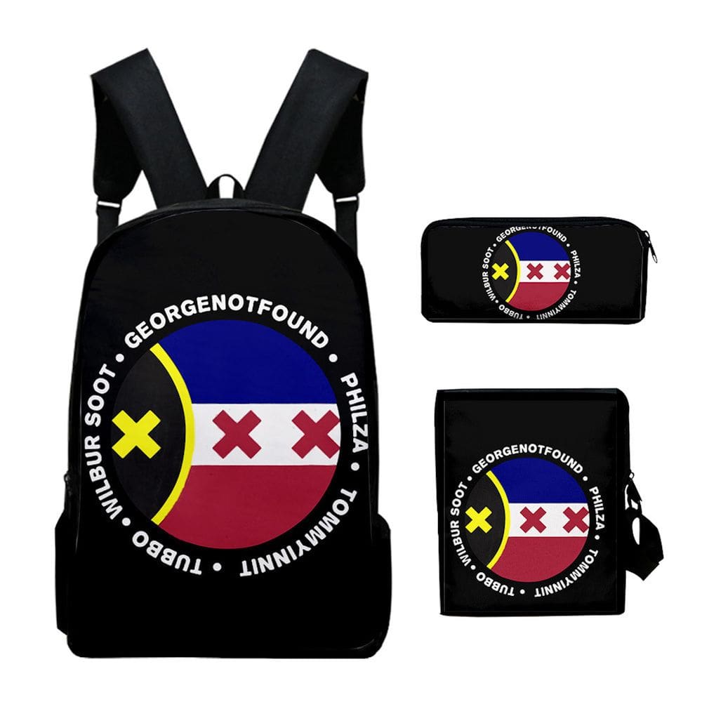 Conjunto de mochilas George Not Found para crianças (3 unidades)