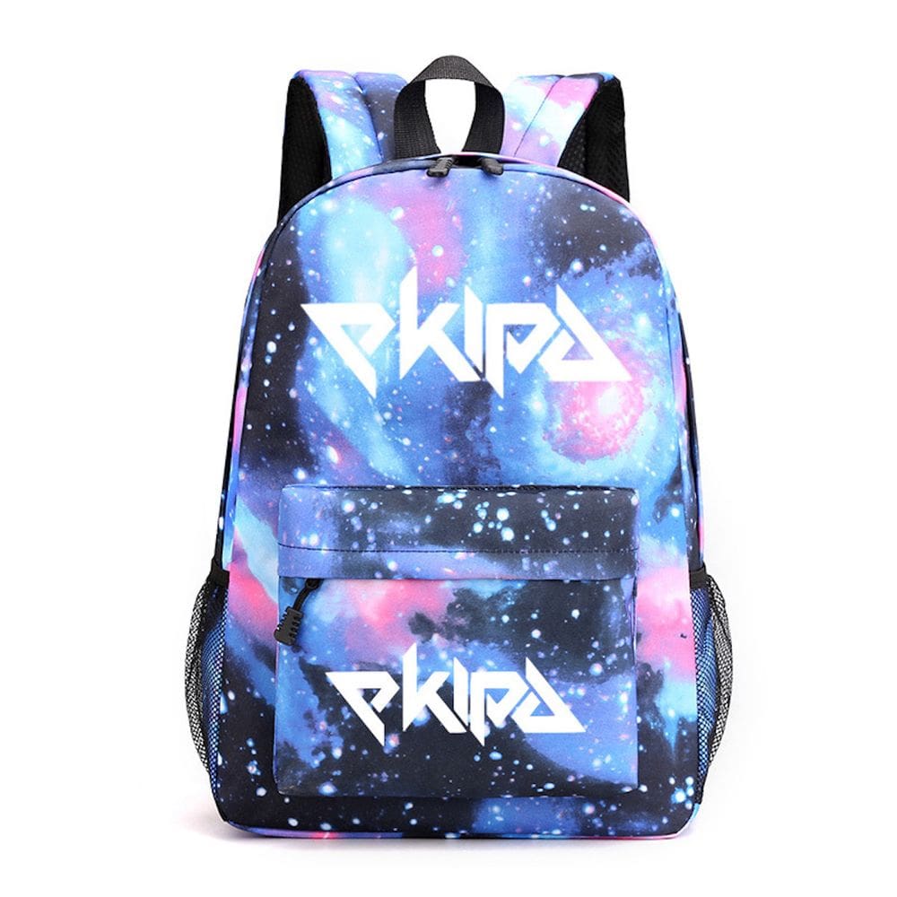 Mochila escolar infantil Ekipas Impressa em 3D Oxford 29x14x40cm