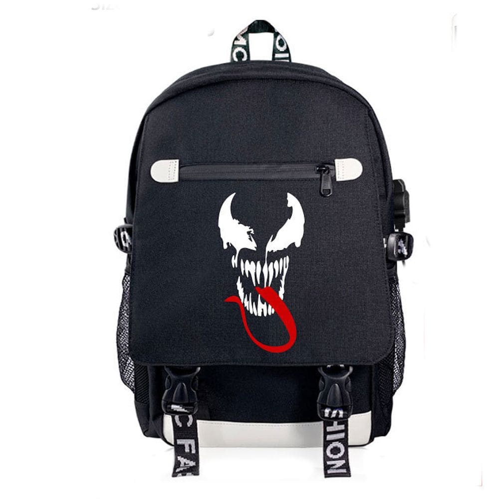 Mochila Venomss Anime School Children 35x14x46cm Algodão