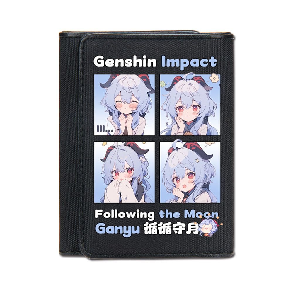 Carteira Genshin Impact Ganyu Anime Characters Slim BiFold