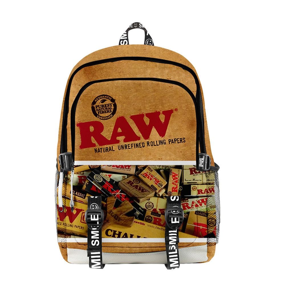 Mochila escolar de anime para crianças e crianças Raw Oxford 400g