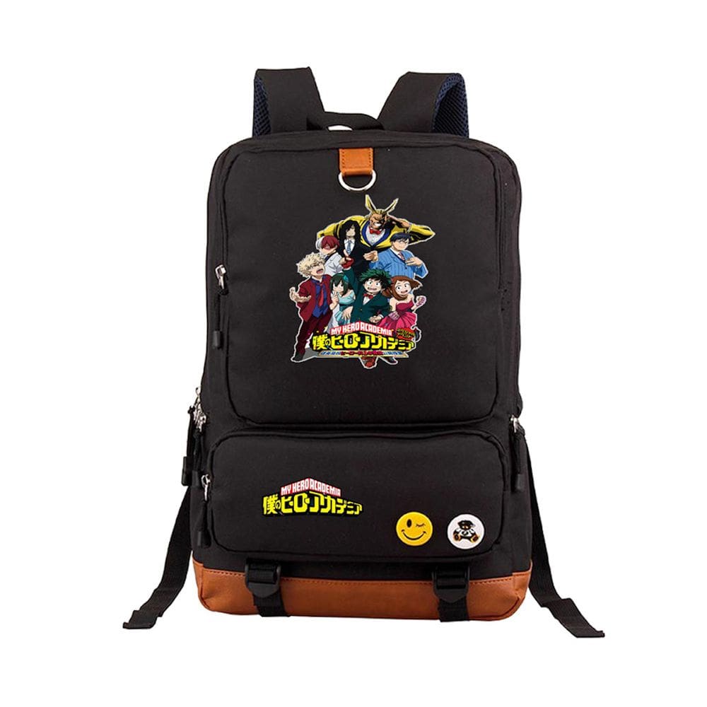 Mochila Mys Heros Academias Kids School Oxford 29x13x44cm