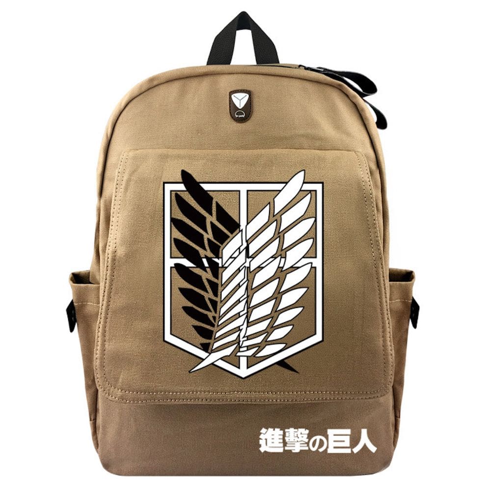 Mochila Anime School Attack on Titan para crianças