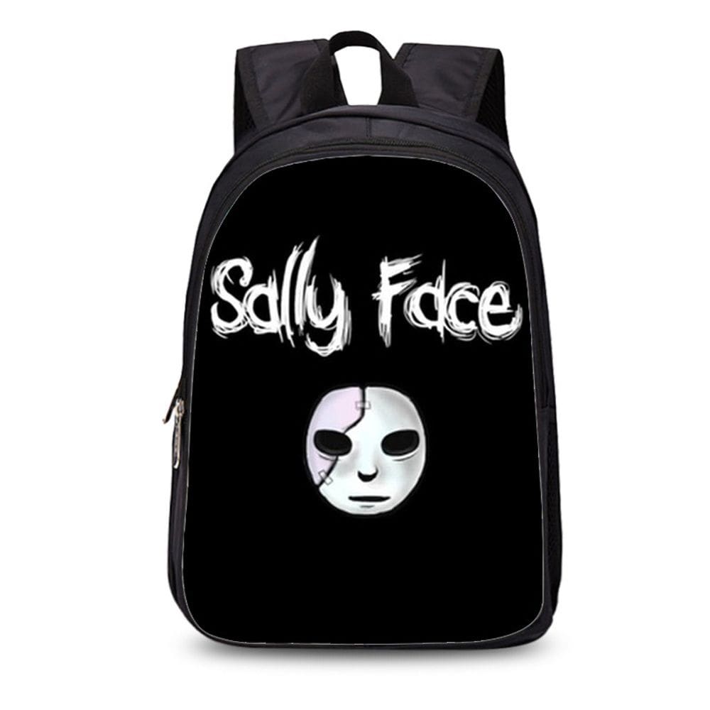 Mochila Sallys Faces Anime School Nylon 350g 27x14x35cm