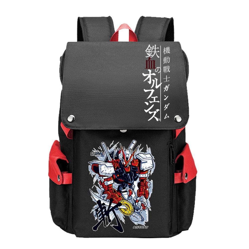 Mochila escolar Gundams Anime para estudante 32x18x42cm