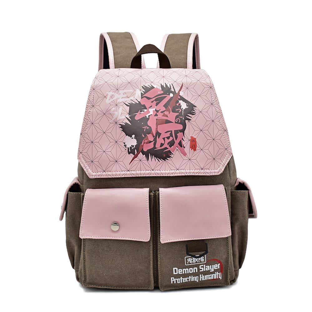 Mochila escolar Demons Slayers Kamado Nezuko para crianças