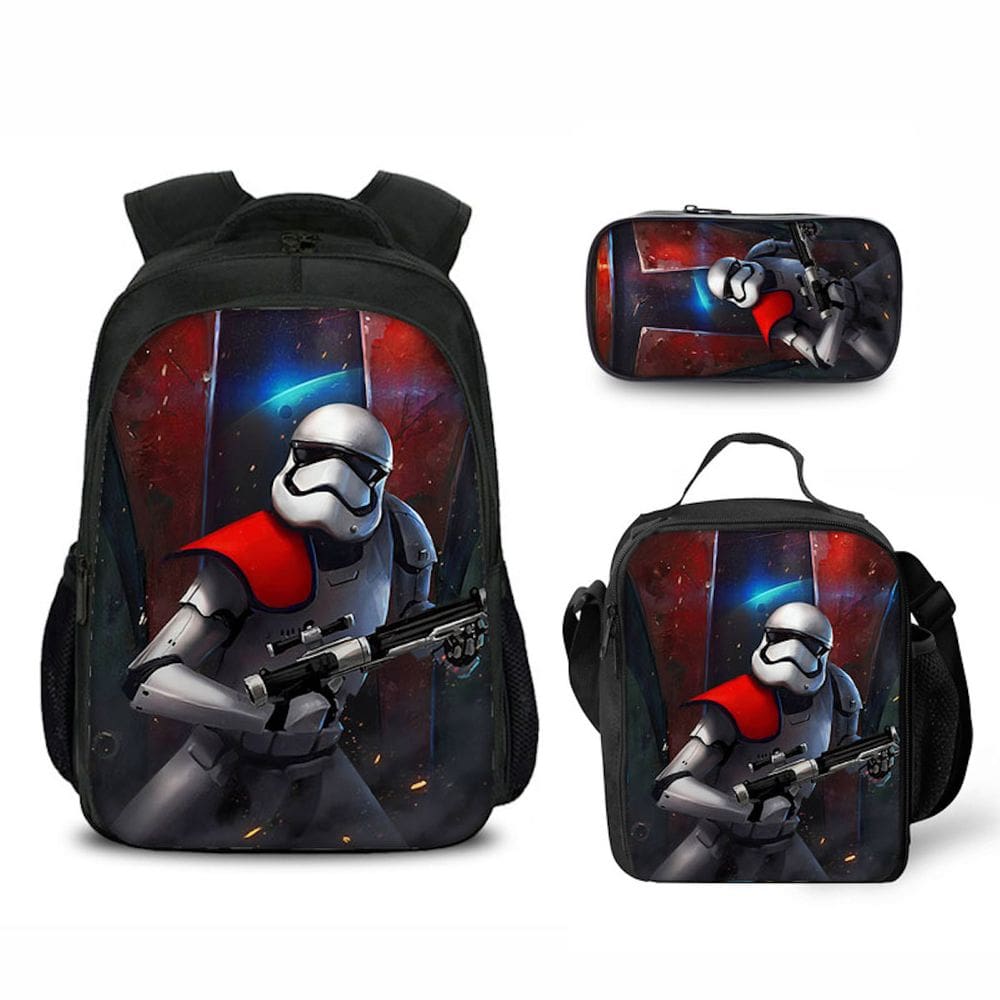 Conjunto de mochilas escolares Storms Troopers, 3 unidades para estudantes