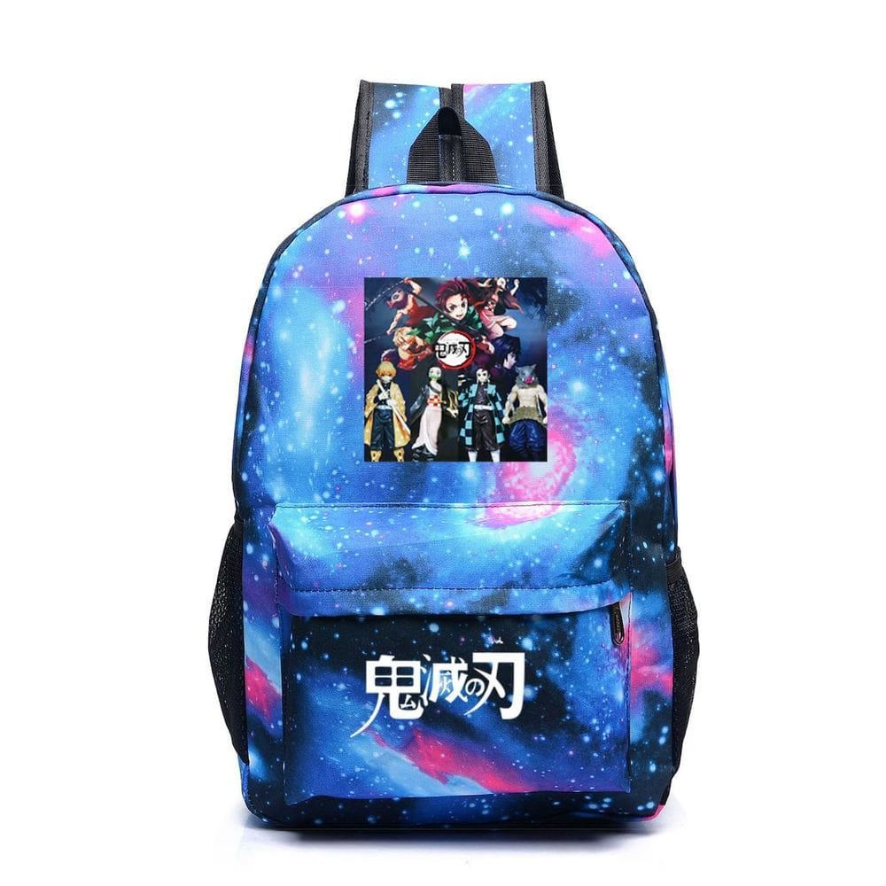 Mochila escolar Demons Slayers Galaxy Sky Nylon 30x13x44cm
