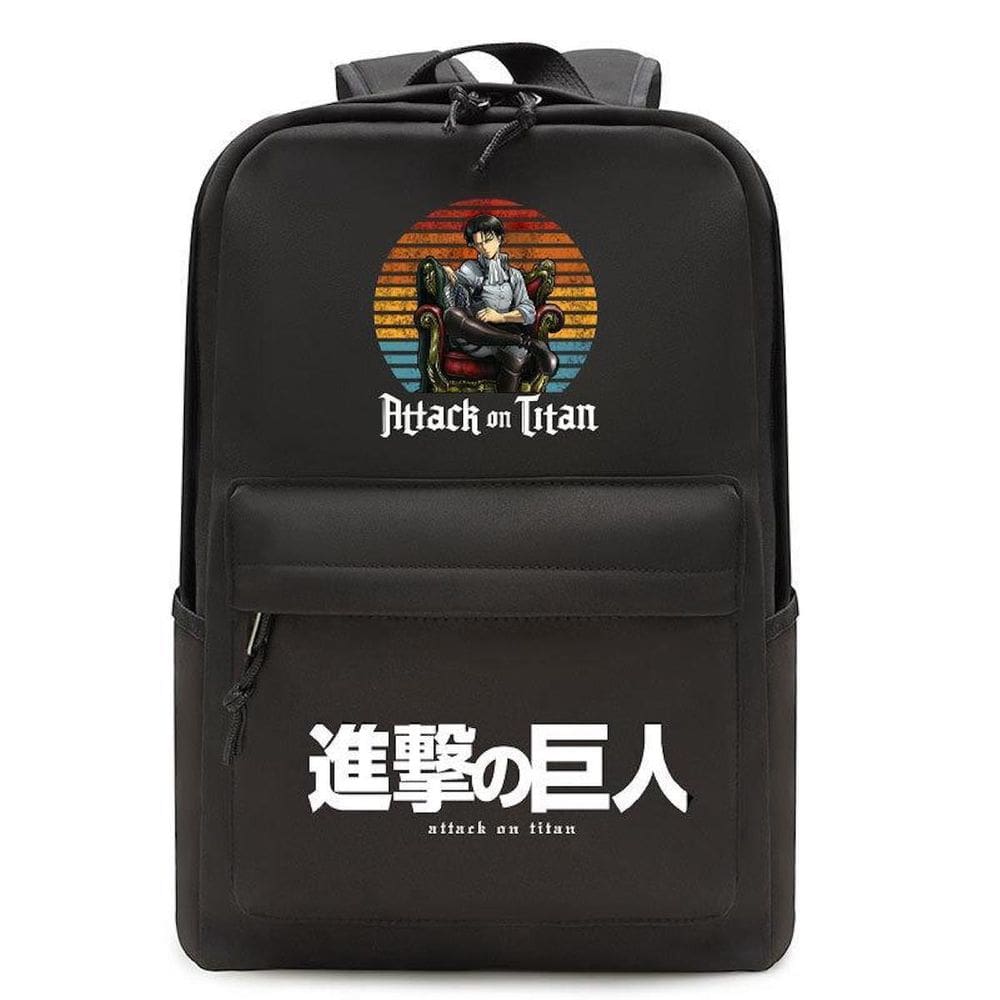 Mochila escolar Levi Attacks Ons Titans Anime para crianças