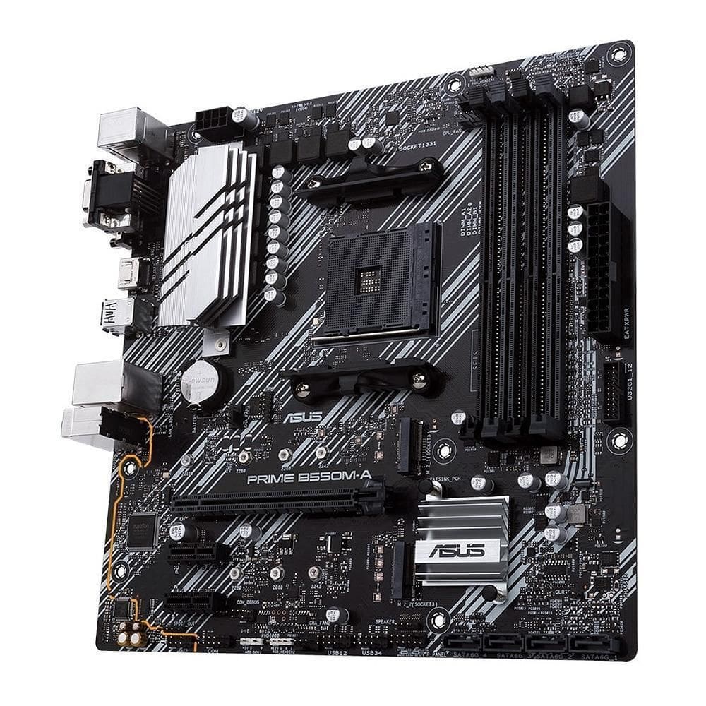 Placa Mãe Asus Prime B550M-A AMD AM4 Matx DDR4