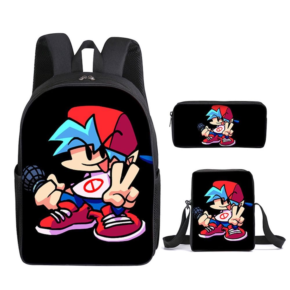 Conjunto de mochilas Fridays Nights Funkins Anime, 3 unidades para crianças