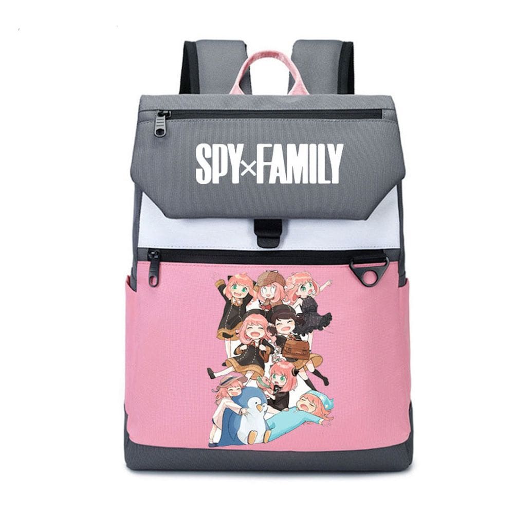 Mochila escolar de anime para crianças Spys Familys Kids