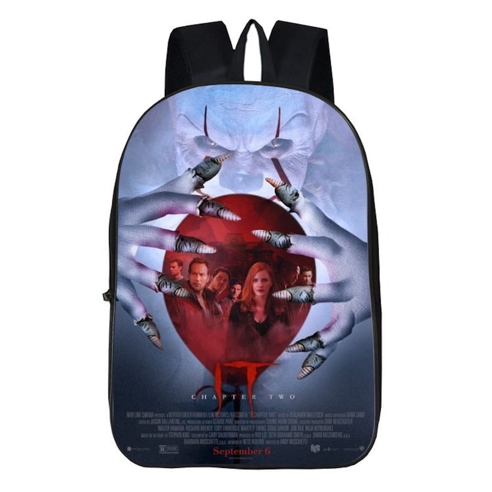 Mochila escolar Clown it Anime para crianças