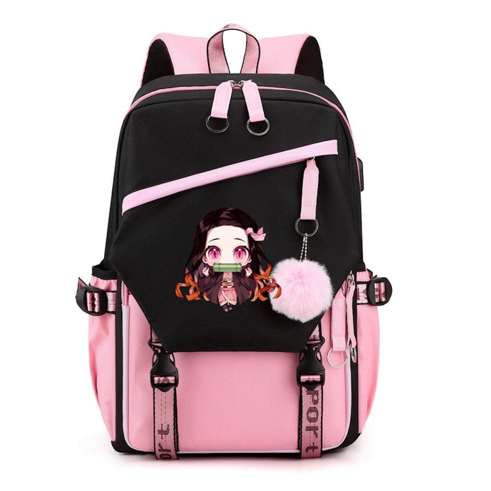 Mochila escolar Demons Slayers Anime para crianças