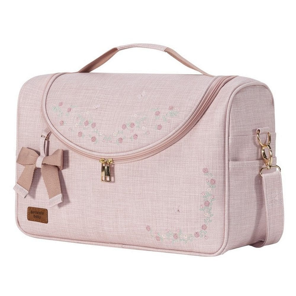 Bolsa Maternidade Garden - M - Rosa - Batistela Baby