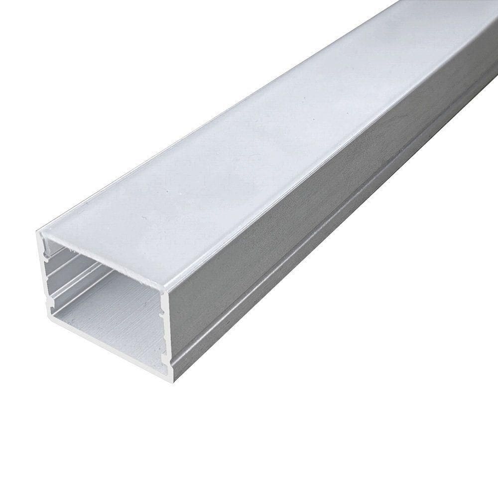 Perfil De Sobrepor Para Fita Led Nordecor 30mm Branco - 3 Metros