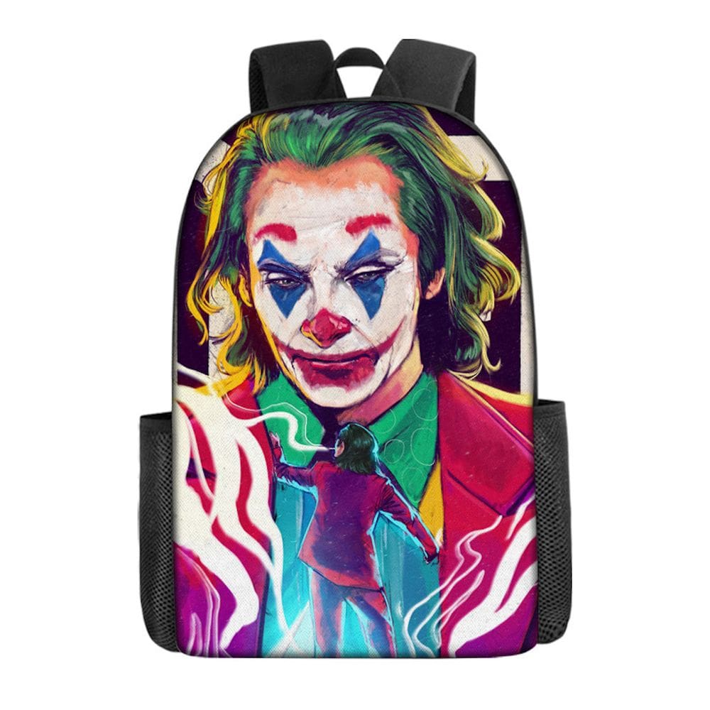 Mochila escolar infantil Jokers Impressa em 3D Oxford 29x16x42cm