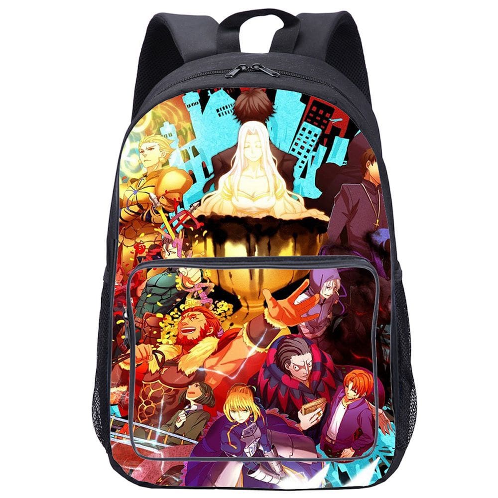 Mochila escolar Fates Anime School Bag para crianças