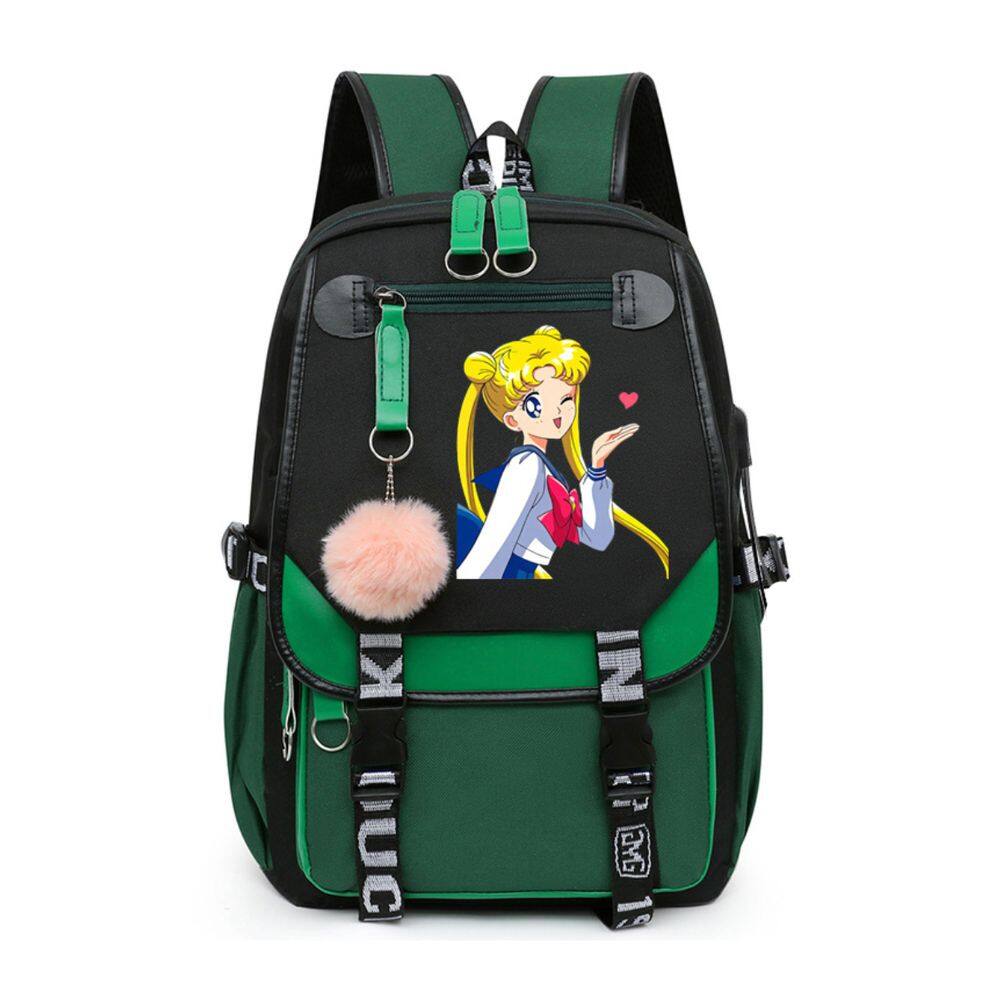 Mochila Sailors Moons Tsukinos Usagis Cartoon Kids Nylon