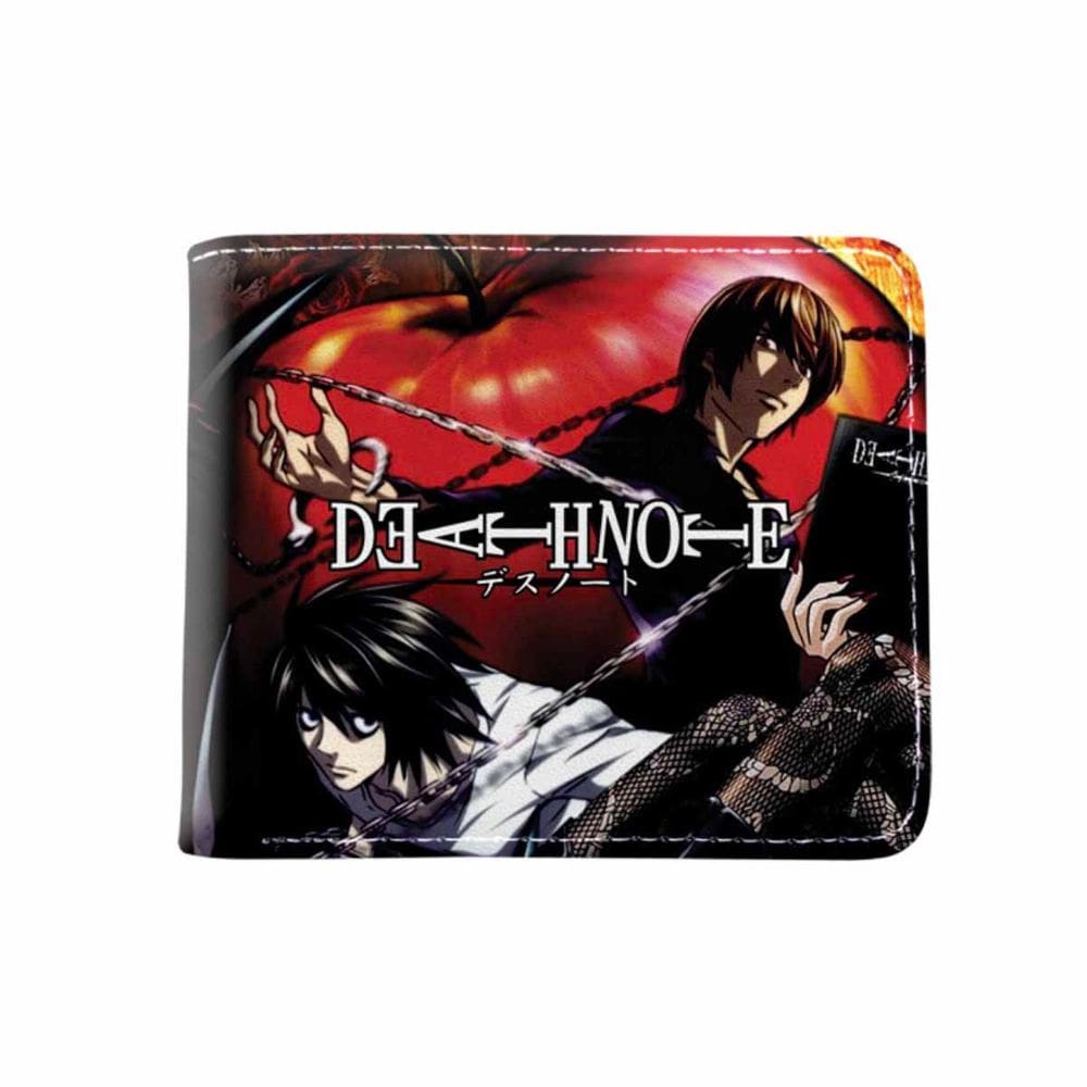 Wallet Deaths Notes Yagamis Lights Personagens de anime Slim