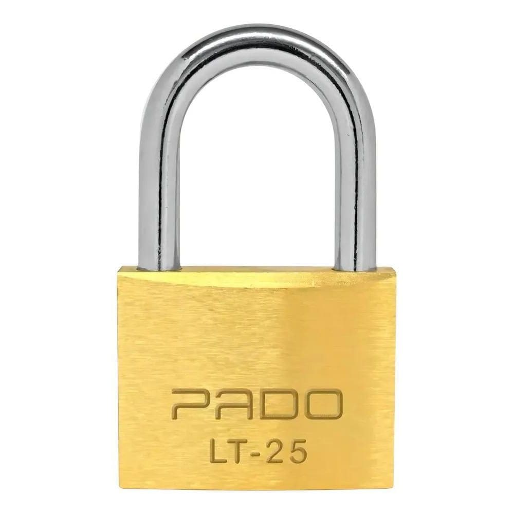 2X Cadeado Pado 25Mm Nivel 2 Uso Cotidiano 2 Chaves Latao Co