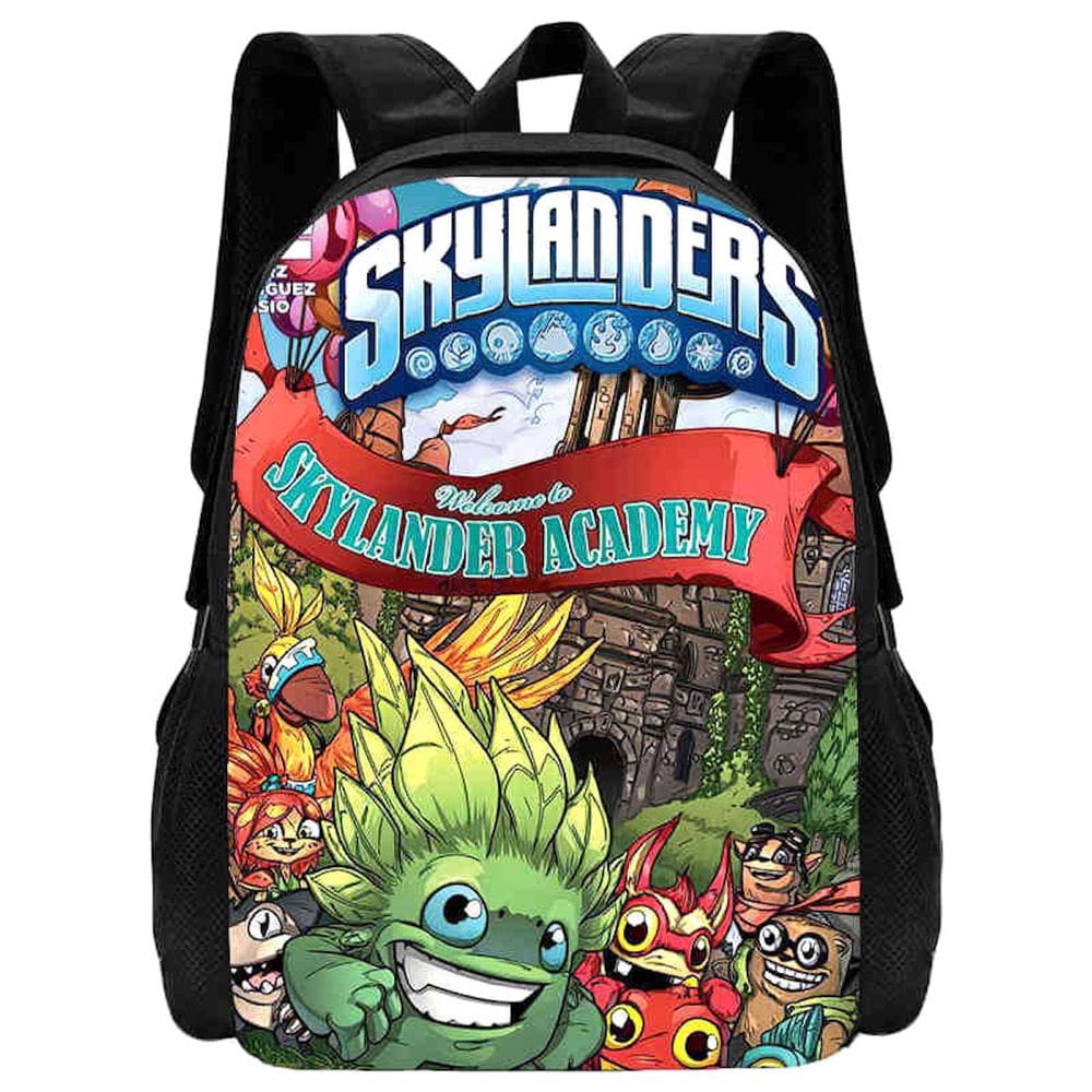 Mochila escolar Skylanders Anime para estudante 29x12,5 x 39 cm