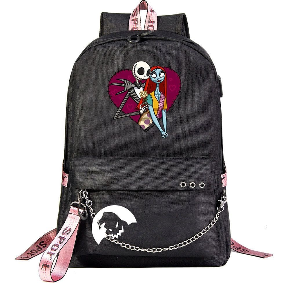 Mochila Skull Jack Nightmares Before Christmas Anime School