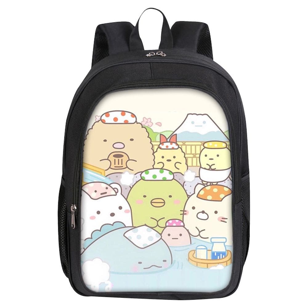 Mochila escolar Sumikkogurashis Cartoon Kids 30x16x40cm