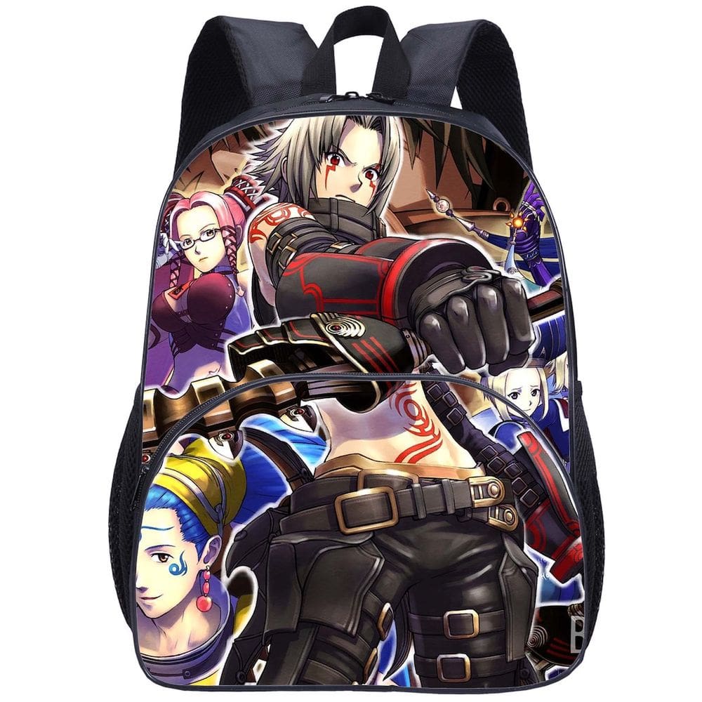 Mochila escolar Hacker Space Anime Oxford Cloth 30x13x40cm
