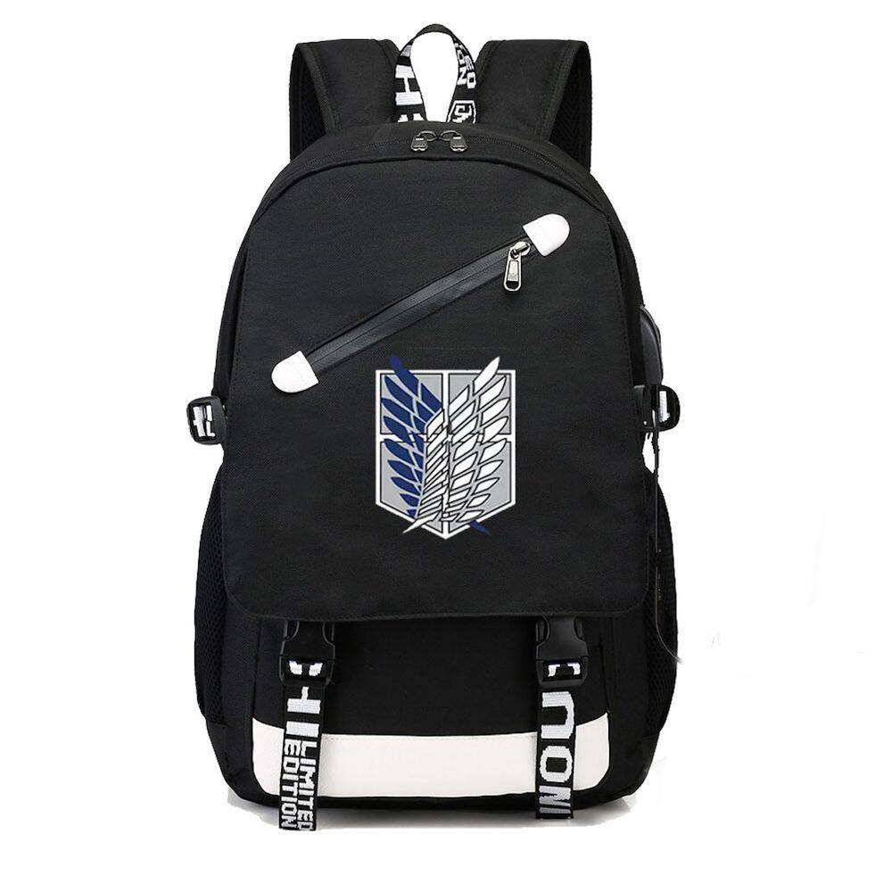 Mochila escolar Attack On Titan Anime para crianças