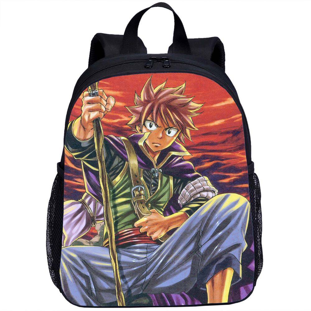 Mochila Fairys Tails Anime School Poliéster 24x12x33cm
