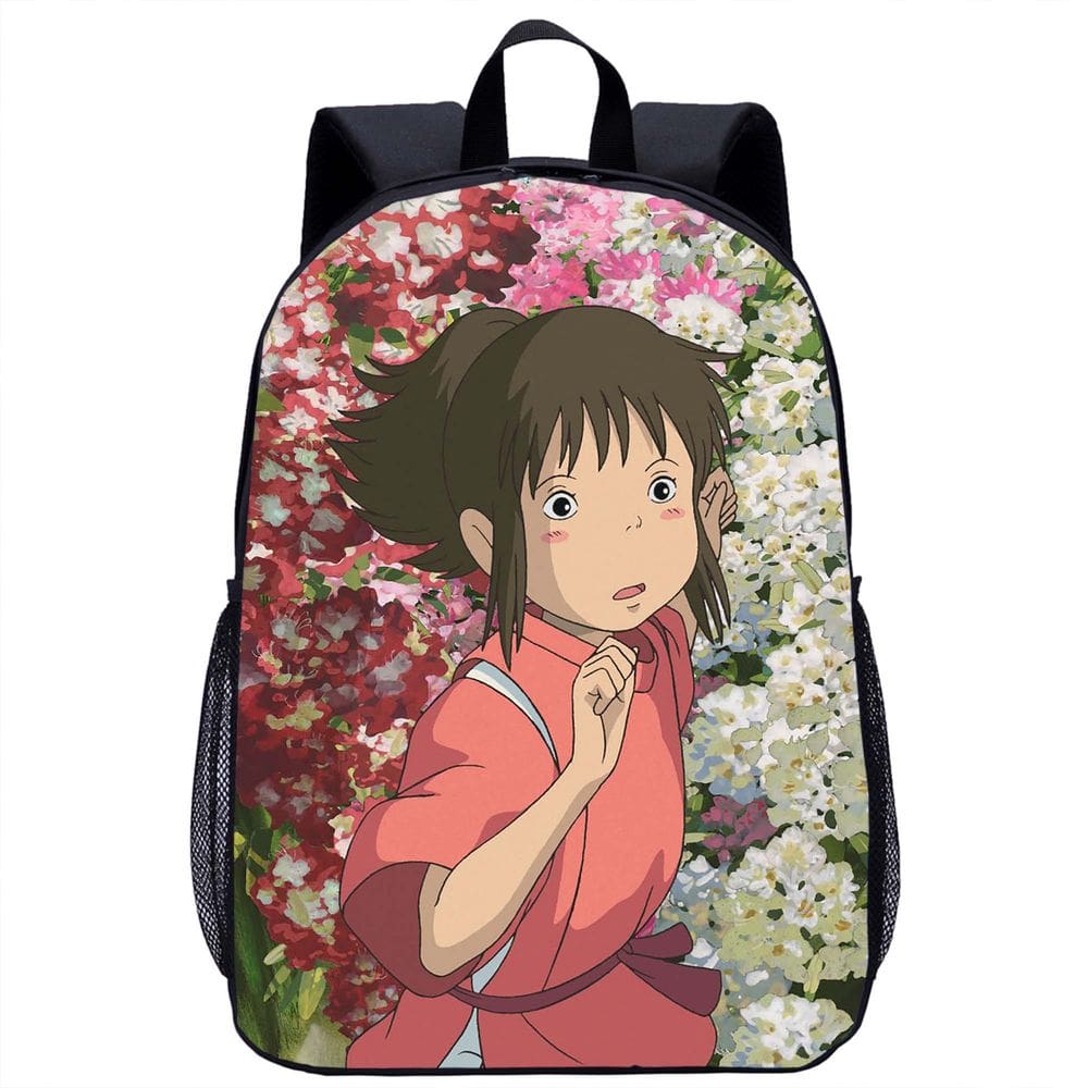 Mochila Chihiros Anime School Bag Cartoon Student Large