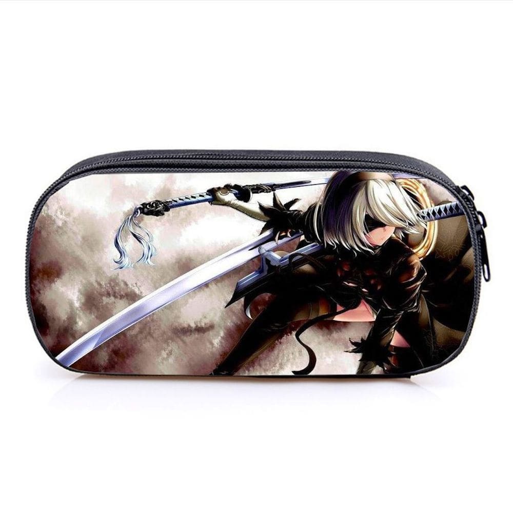 Estojo para lápis Nier: Automatas Cartoon Anime Polyester 21,5 x 10 x 5,5 cm