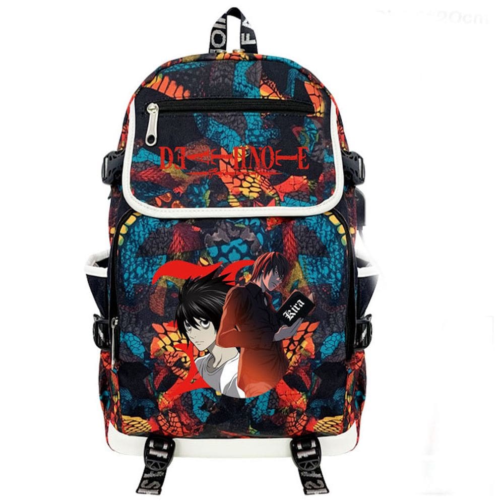 School Backpack Deaths Notes Anime School for Children