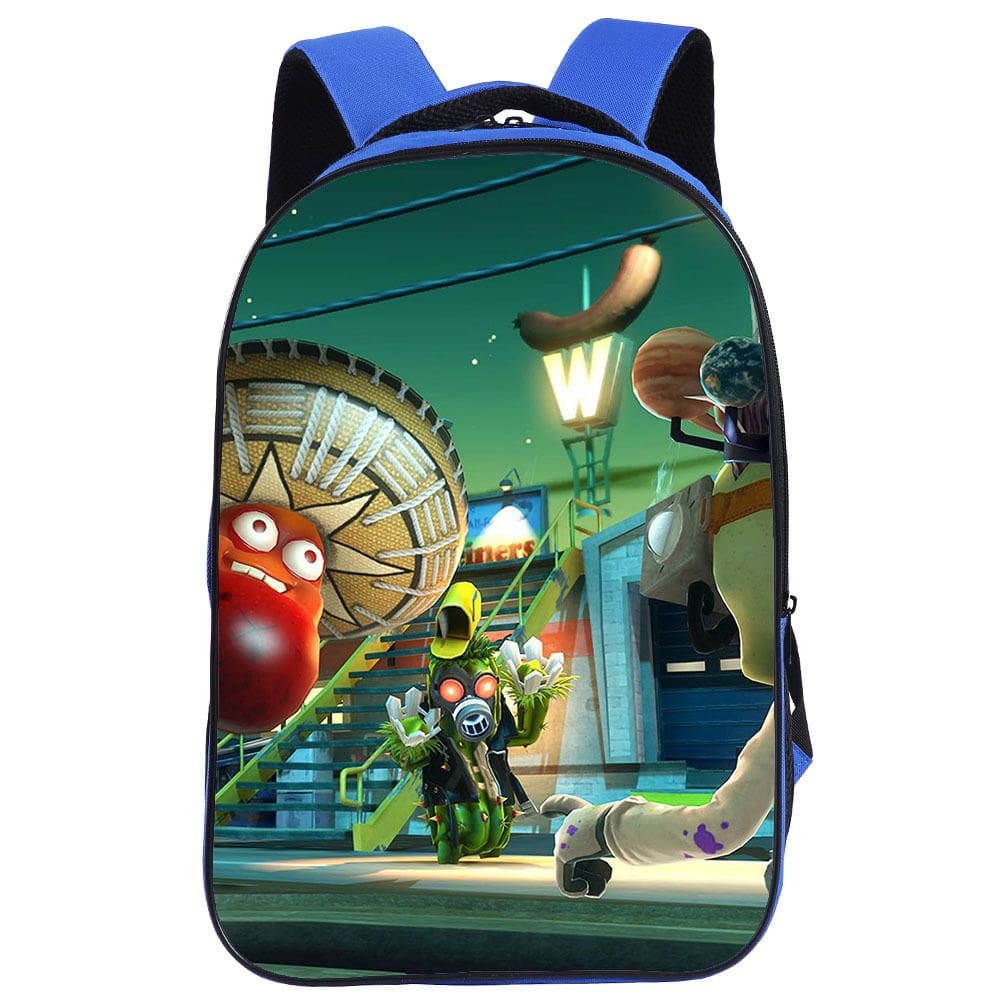 Mochila escolar de anime Plants vs Zombies para crianças