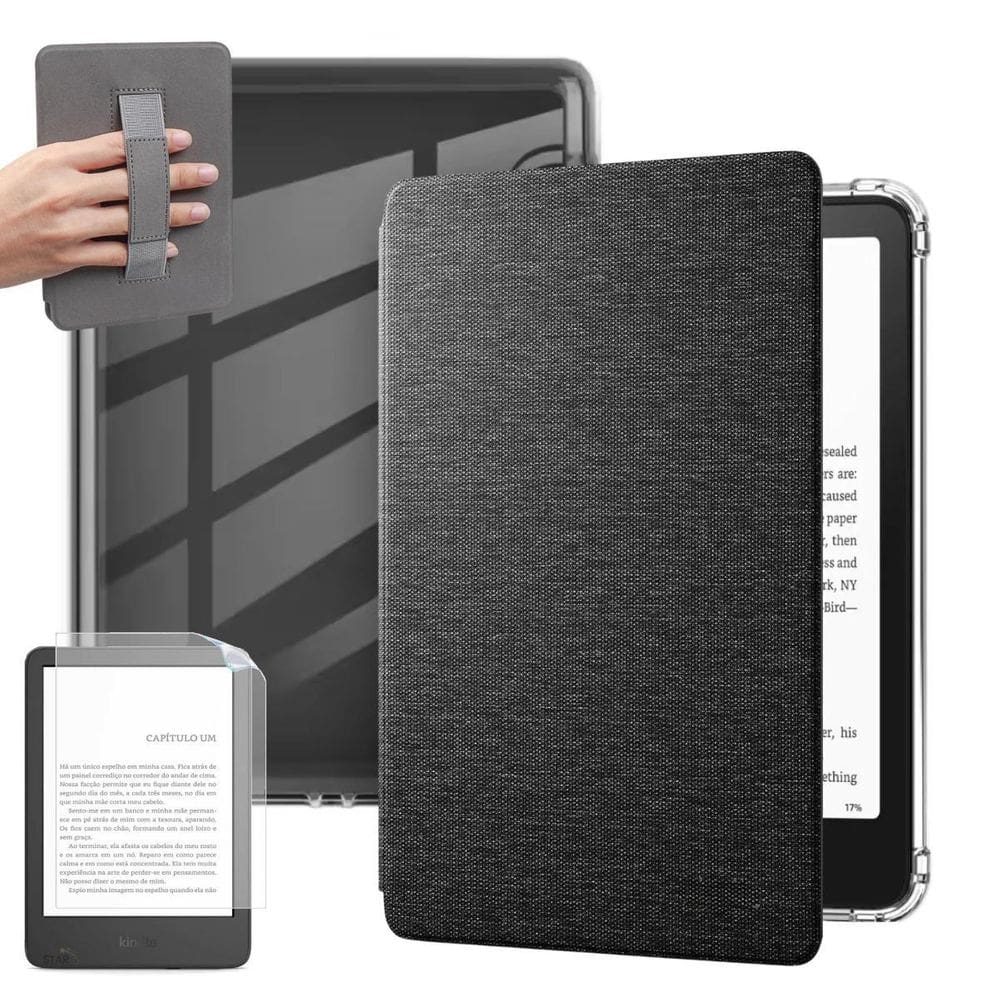 Capa Acrílico Alça Para Kindle Paperwhite Sa569P + Película
