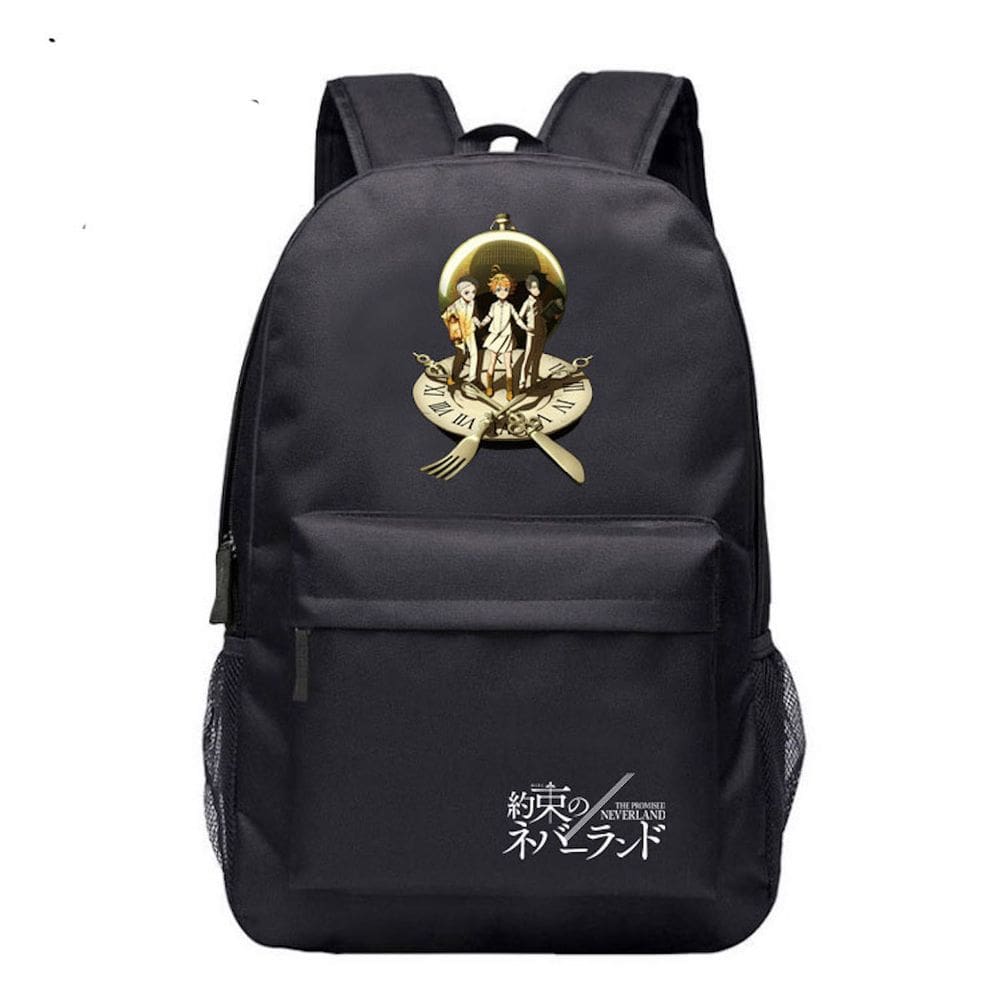 Mochila escolar promete anime Neverland para crianças