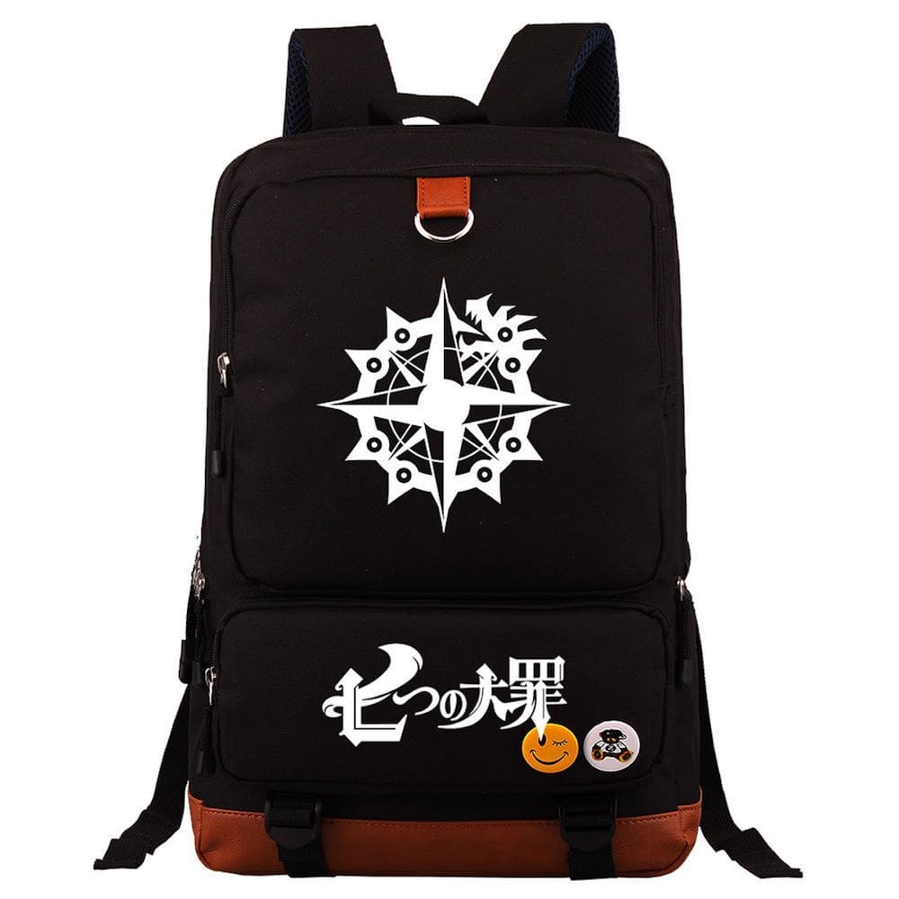 Mochila escolar Sevens Deadly Sins Anime para crianças