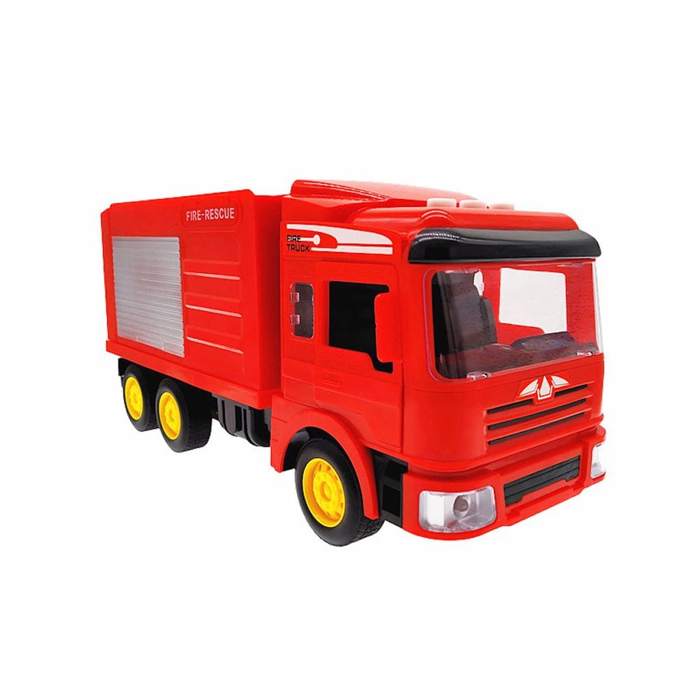 Caminhão de bombeiros vermelho Piggy Bank automático para crianças