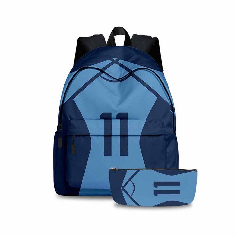 Conjunto de mochilas Isagis Yoichis Blues Locks para crianças