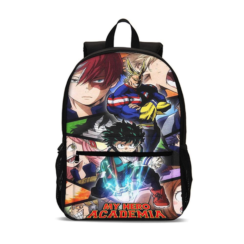 Mochila Mys Heros Academias Kids School Nylon 31x14x47cm