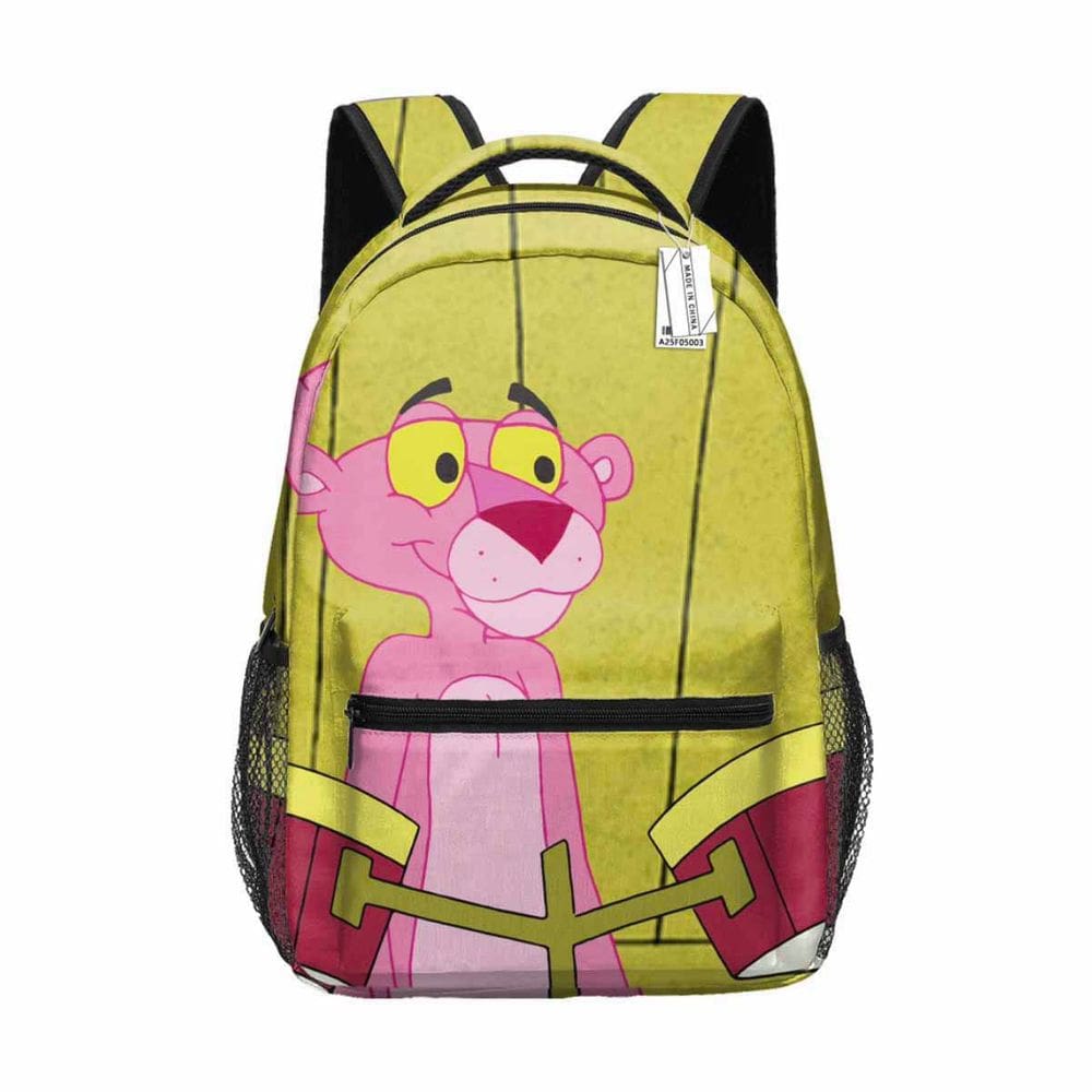 Mochila Pink Panthers Cartoon Kids School 30x17x40cm