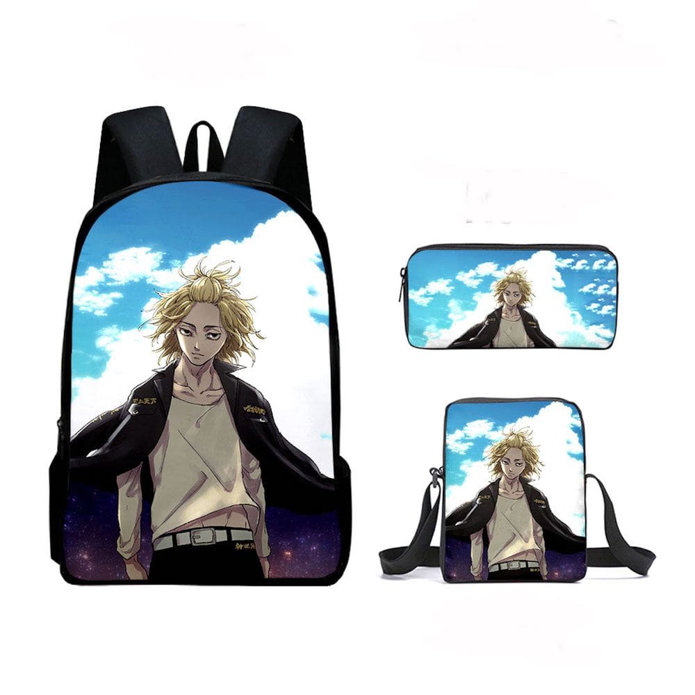 Conjunto de mochilas escolares, 3 peças para estudantes escolares com bolsa de ombro