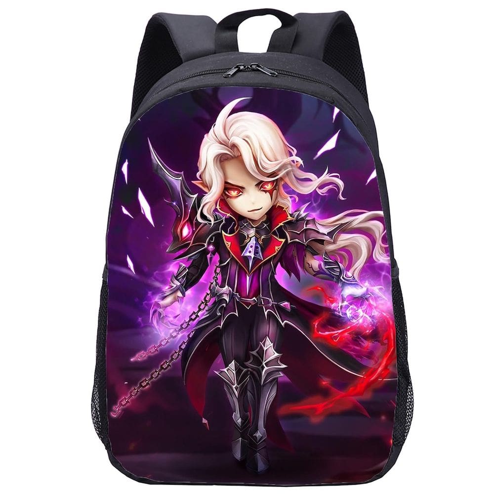 Mochila escolar Monster Summoning Anime Schoolbag para crianças