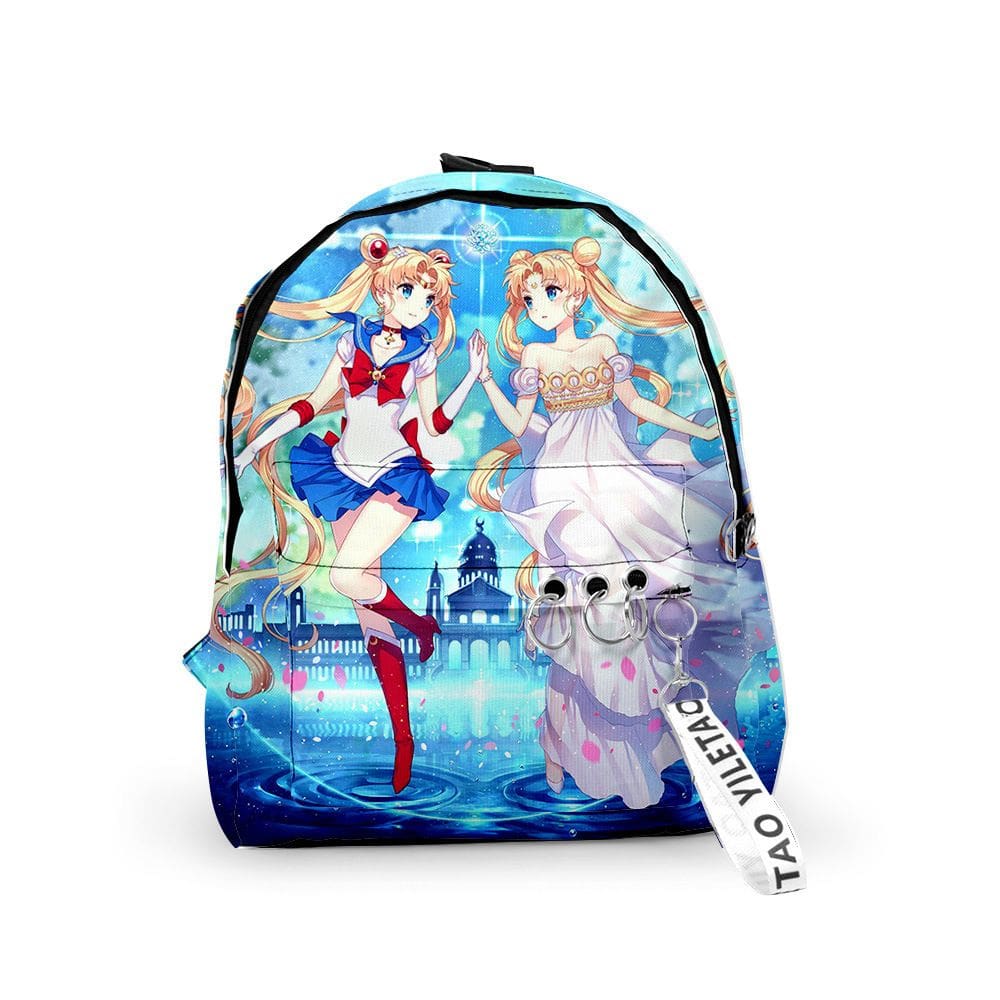 Mochila Sailors Moons Tsukinos Usagis Anime School 34x17x40cm