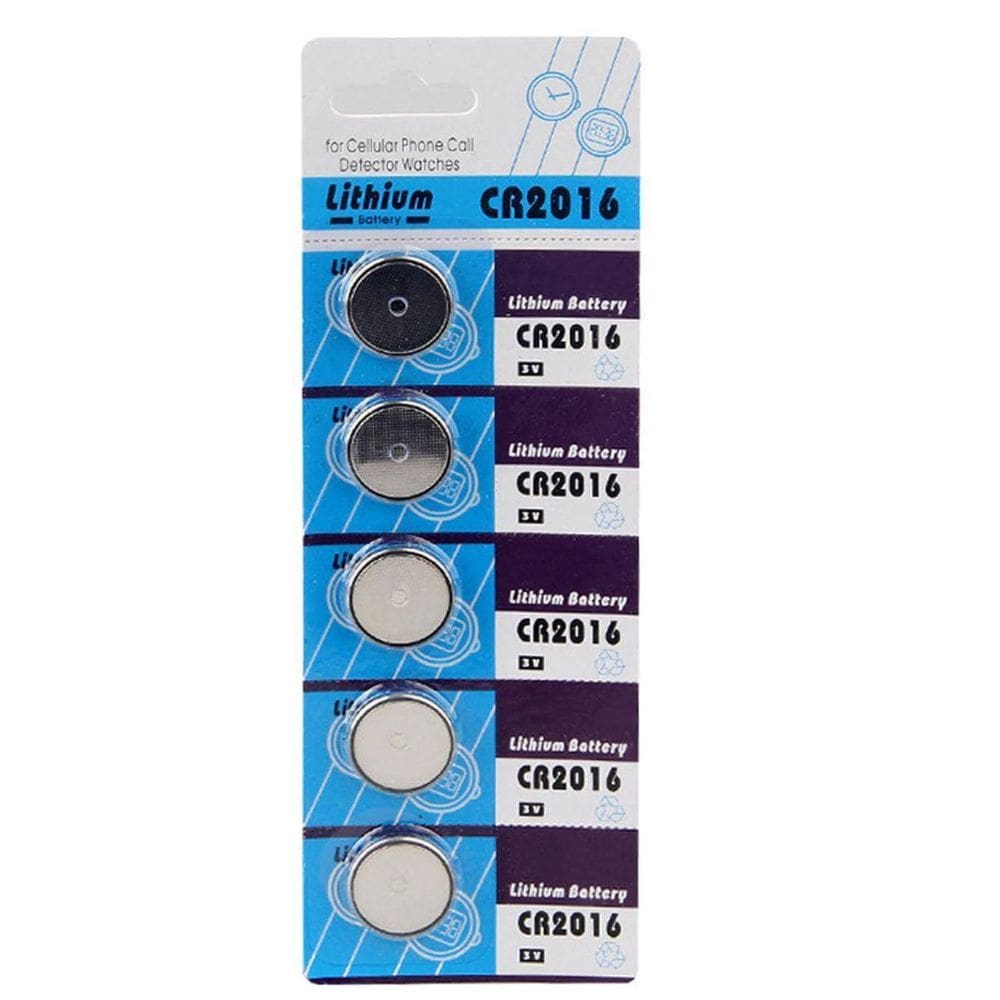 Cartela De Bateria Lithium Cr2016 3V Para Relógios Celulares