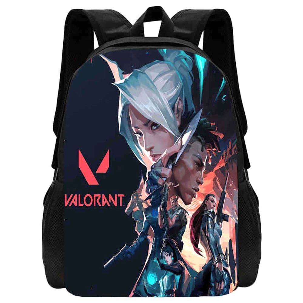 Mochila Valorants Anime School Bag Cartoon Student L Oxford