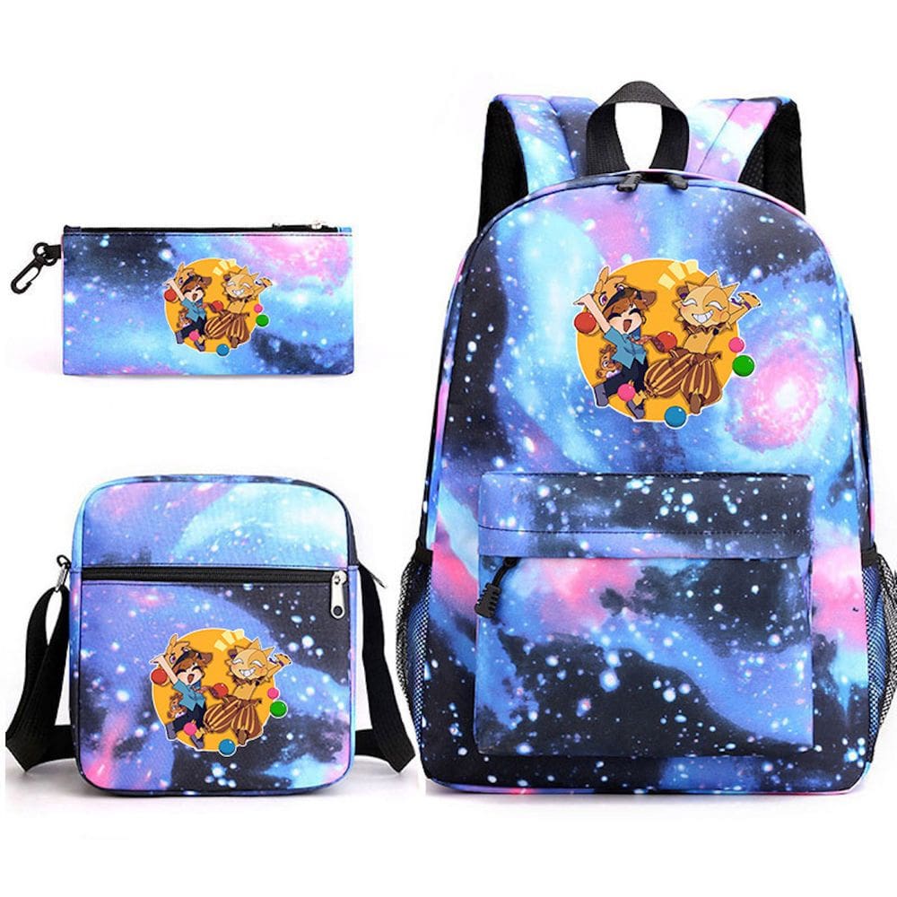 Conjunto de mochilas escolares Finals Fantasys, 3 unidades para crianças